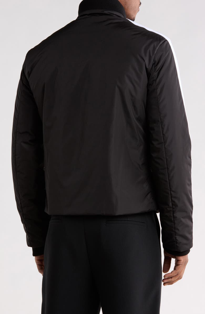 Palm Angels Classic Logo Track Jacket, Alternate, color, Black White