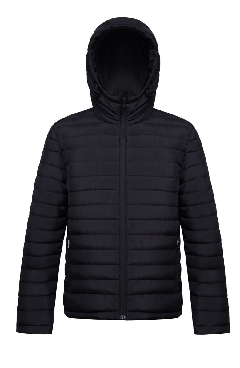 Rokka&Rolla Midweight Puffer Jacket, Alternate, color, Black