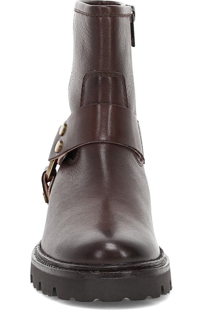 Frye Olivia Harness Bootie, Alternate, color, Chocolate