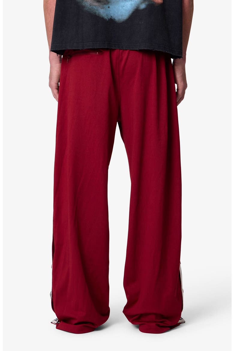 Side Snap Striped Track Pants, Alternate, color, RED