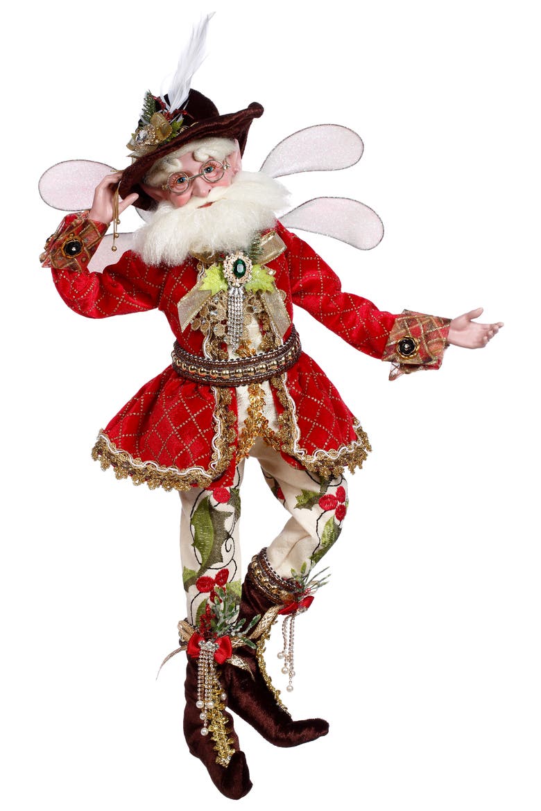 Bavarian Village Fairy, Large, Main, color, Red