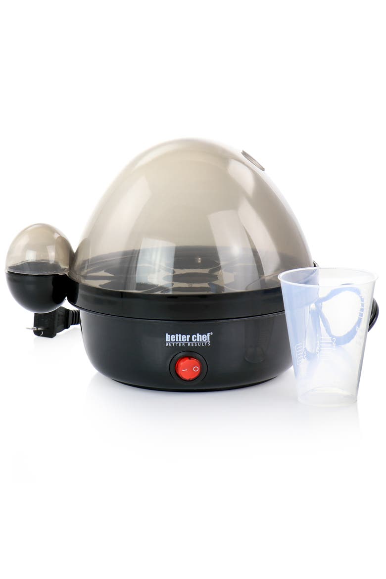 Countertop Electric Egg Cooker, Alternate, color, Black