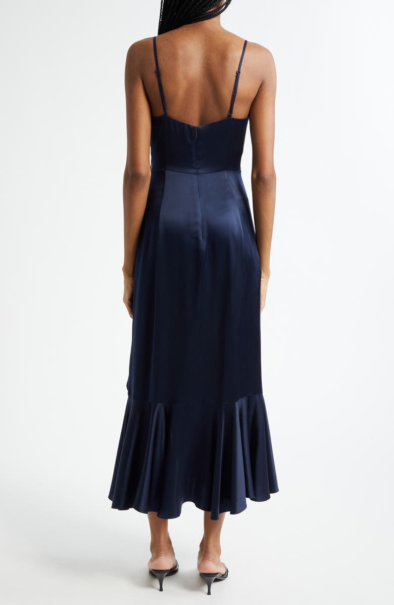 Cinq à Sept Vivienda Silk Dress, Alternate, color, Navy
