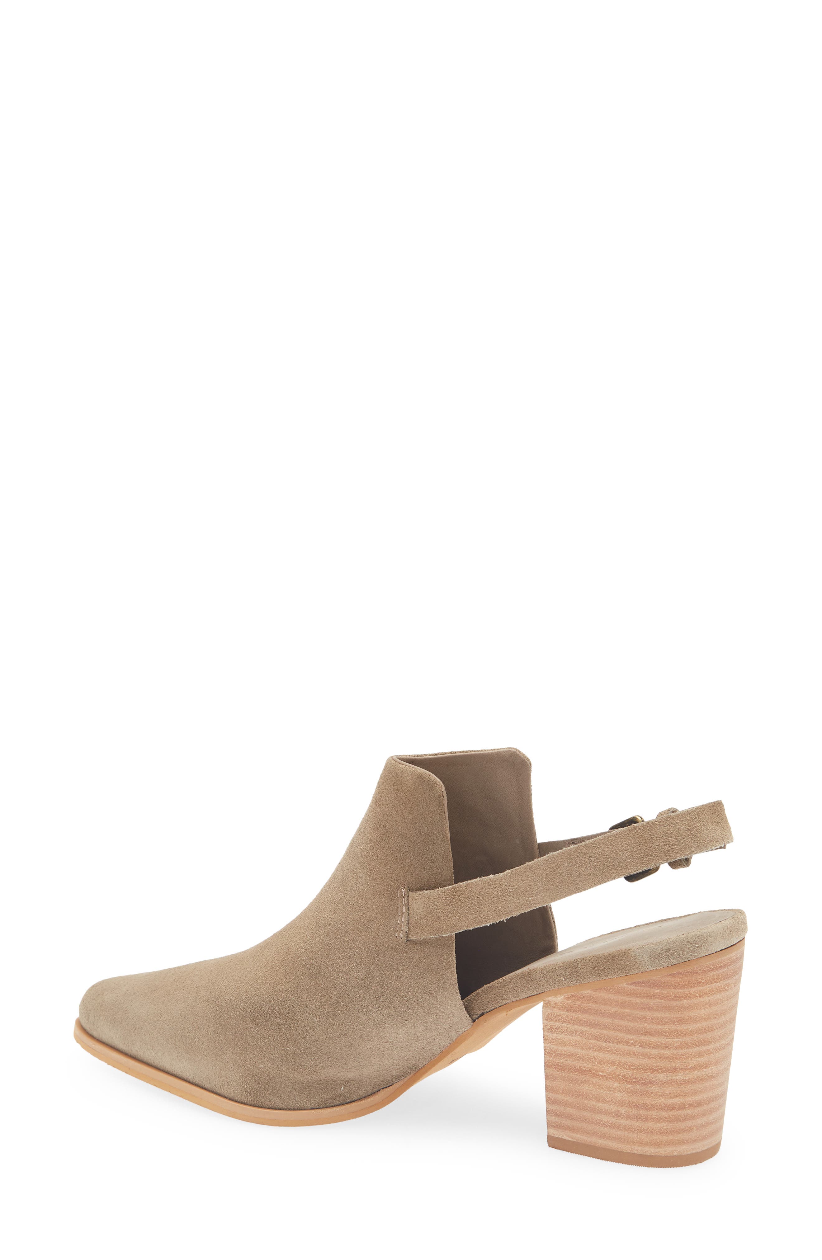Chocolat Blu Evie Slingback Bootie, Alternate, color, Taupe Suede