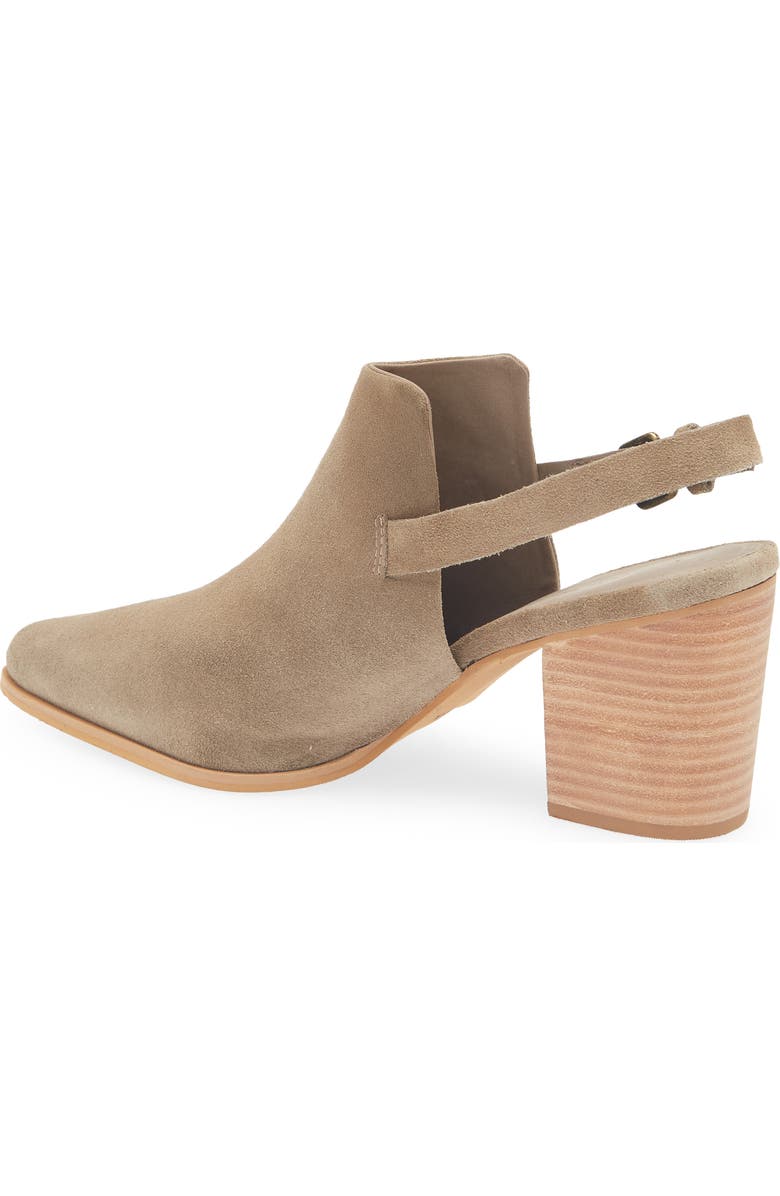Chocolat Blu Evie Slingback Bootie, Alternate, color, Taupe Suede