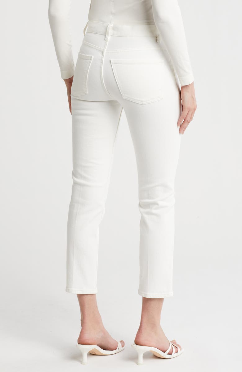 Theory Treeca Classic Straight Leg Pants, Alternate, color, White