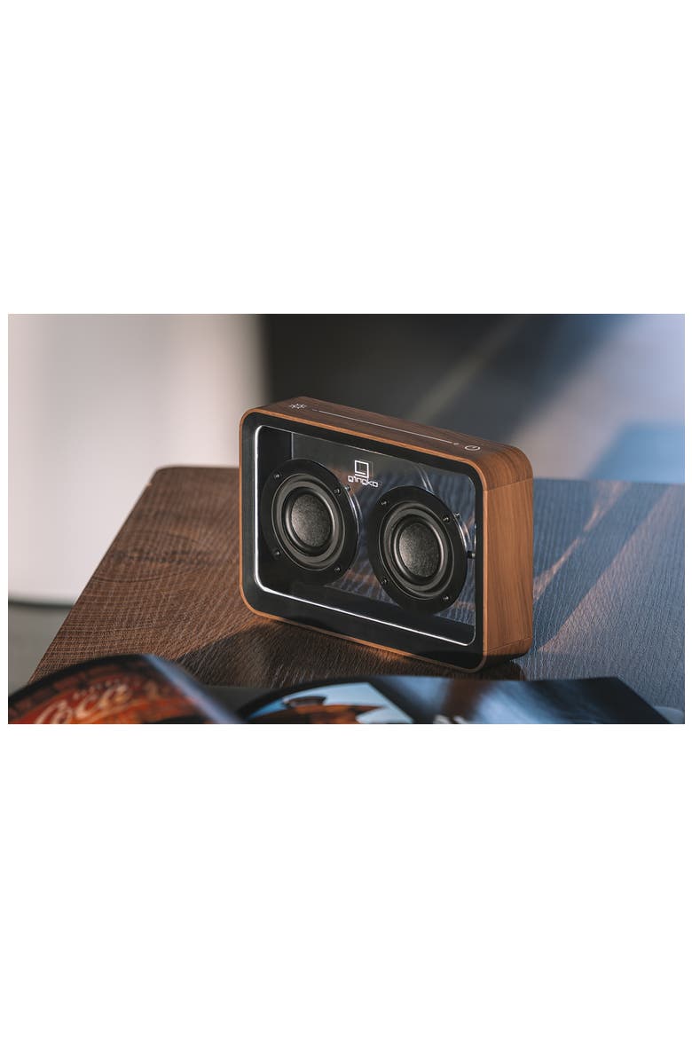 Mage See-Through Bluetooth Speaker, Alternate, color, WALNUT