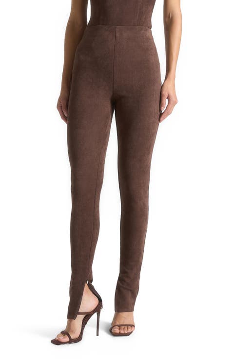 Suede Leggings