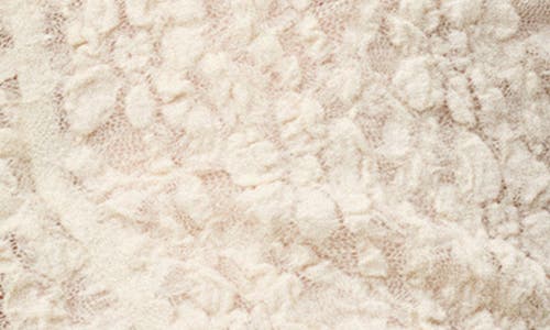 Mango Ruffle Lace Top In Neutral