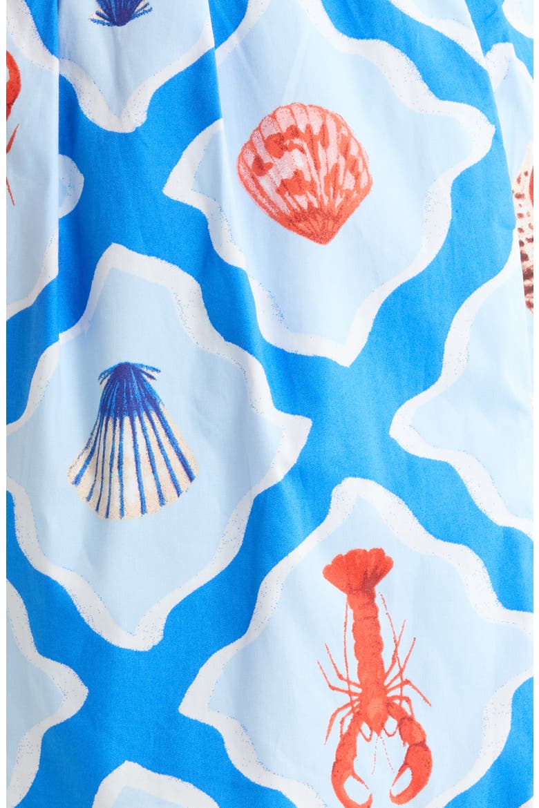 Lobster Bay Melia High Waist Shorts, Alternate, color, WHITE BLUE-MULTI