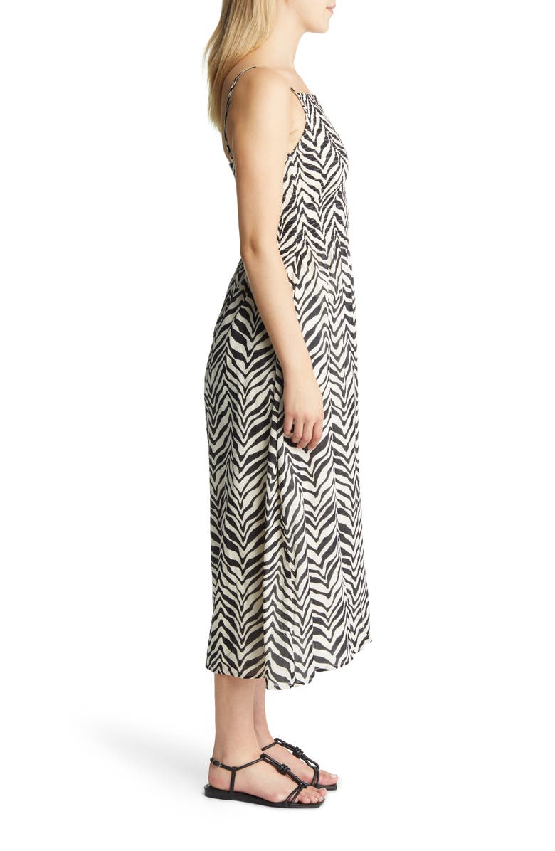 Faithfull the Brand Nolie Abstract Stripe Cotton Sundress, Alternate, color, 