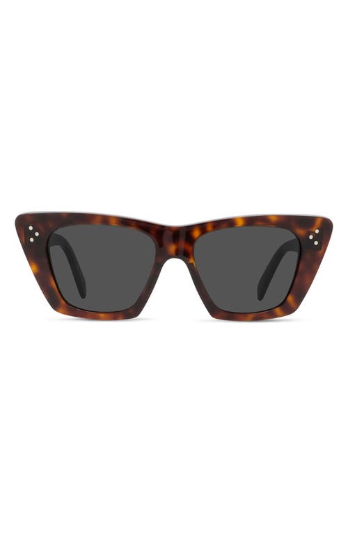 Celine 54mm Cat Eye Sunglasses In Brown