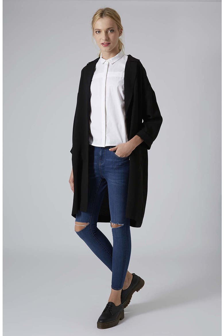 Moto 'Leigh' Skinny Jeans, Alternate, color, MID DENIM