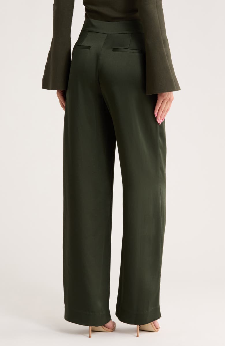 Simkhai Kyra Wide Leg Pants, Alternate, color, Moss