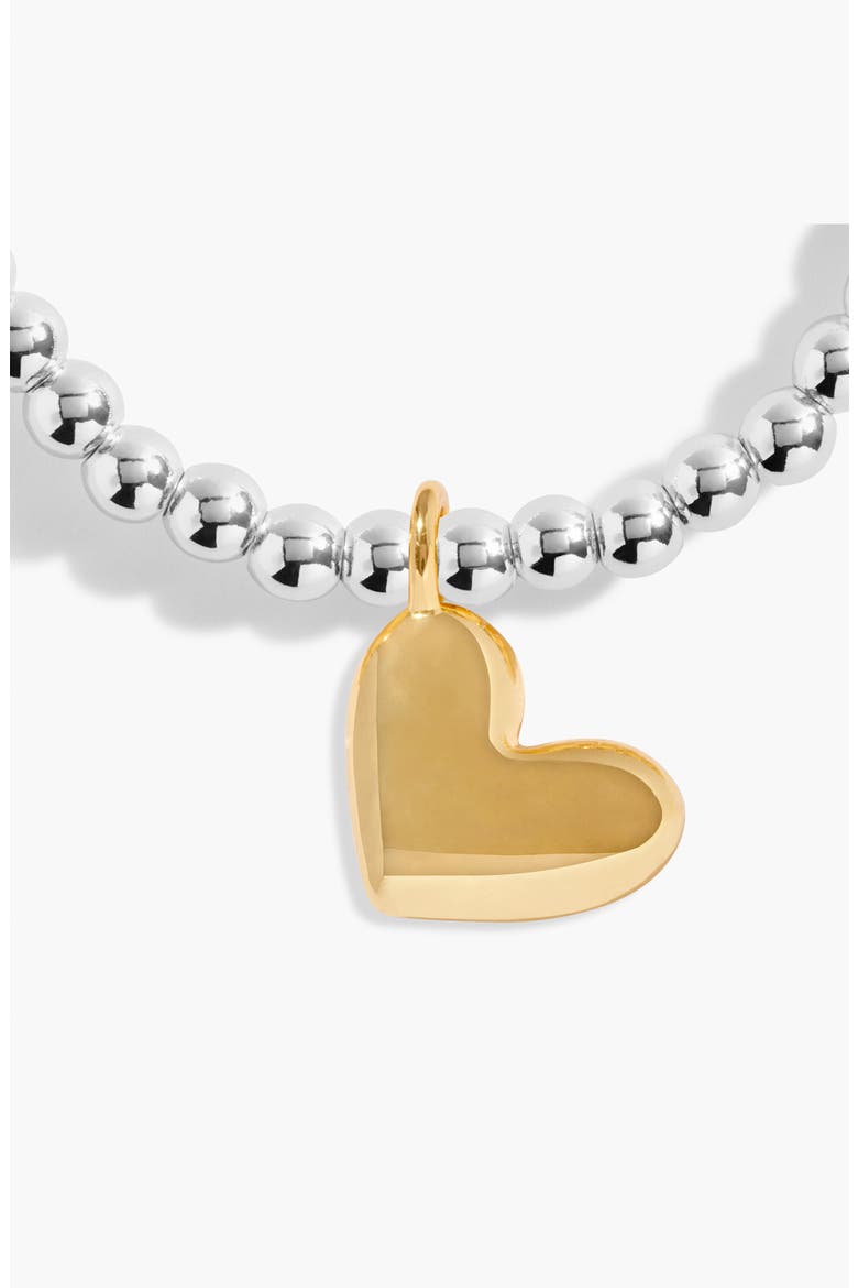 A Little 'Heart Of Gold' Bracelet, Alternate, color, Metallic Silver