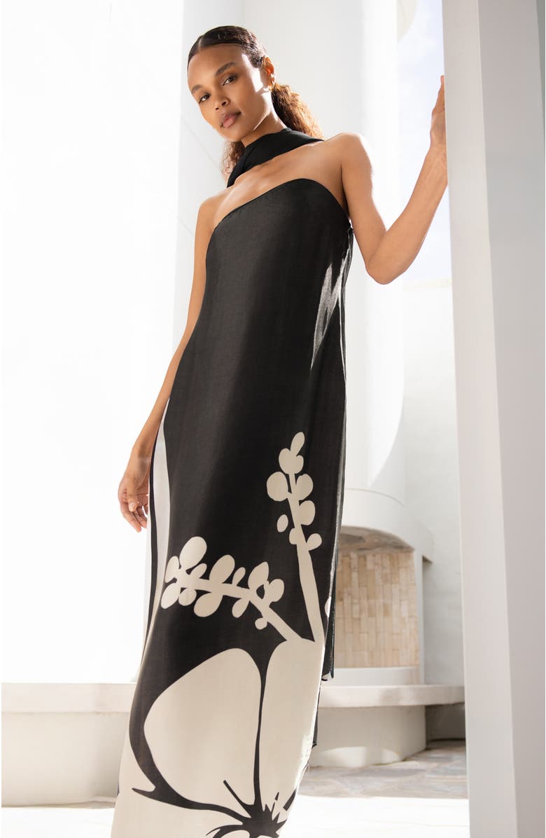 DIARRABLU Tubi Twa Strapless Dress Ula Noir, Alternate, color, Ula Noir