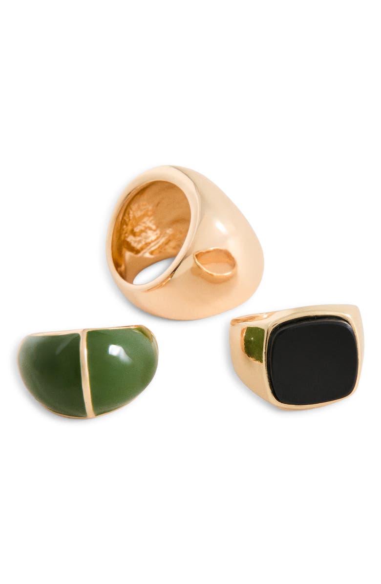 MANGO Set of 3 Rings, Alternate, color, 