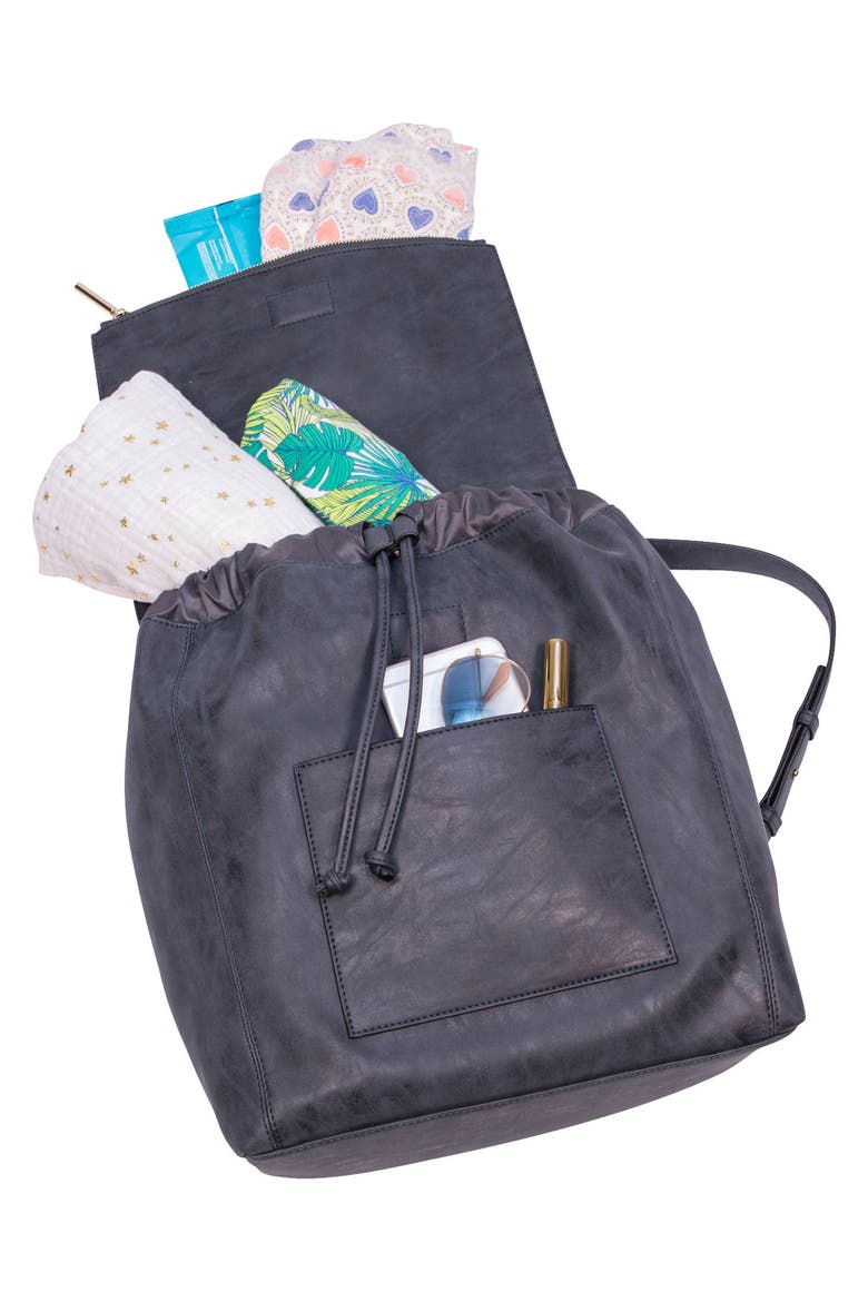 Highbury Hill Diaper Backpack, Alternate, color, DUSTY NAVY
