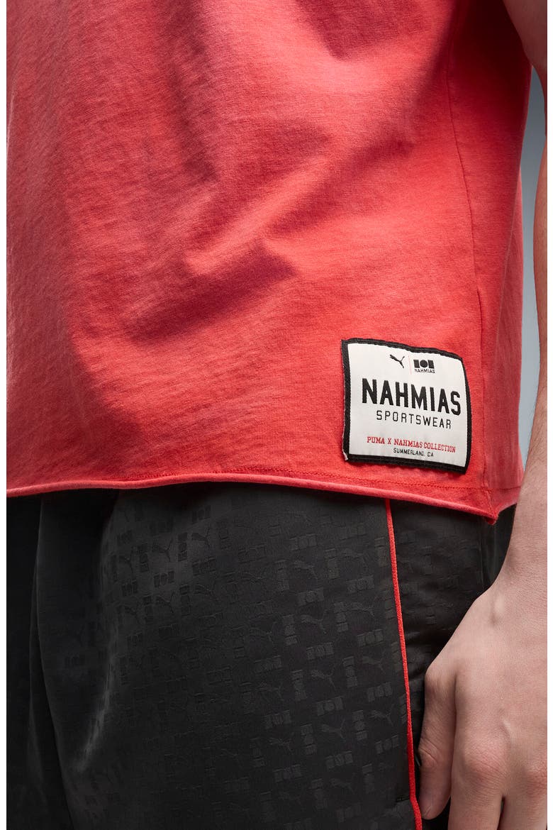 x NAHMIAS Cotton Graphic T-Shirt, Alternate, color, CANDY APPLE