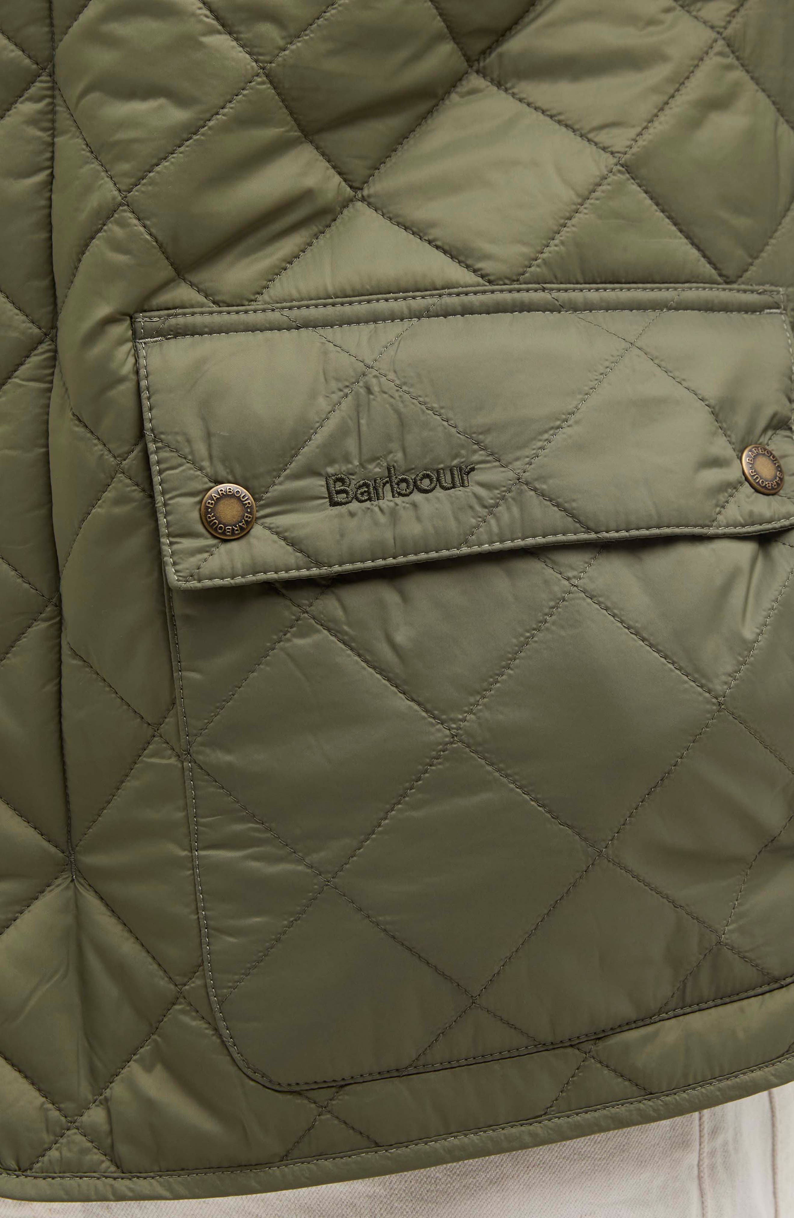 Мужские Barbour City Bedale Diamond Quilted Puffer Jacket — фото 8