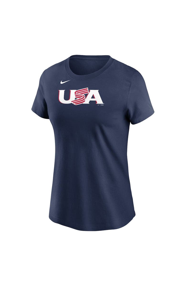 Nike Women's Nike Bobby Witt Jr. Navy USA Baseball 2023 World Baseball Classic Name & Number T-Shirt, Alternate, color,
