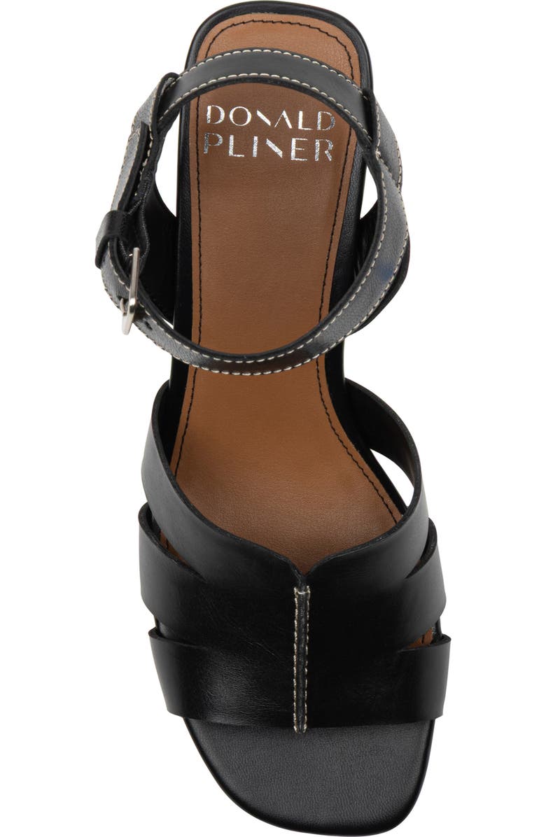 Donald Pliner Sotira Block Heel Sandal, Alternate, color, Black