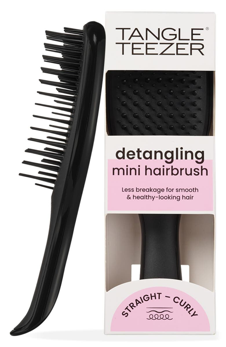 Tangle Teezer Mini Ultimate Detangling Hairbrush, Main, color, Black