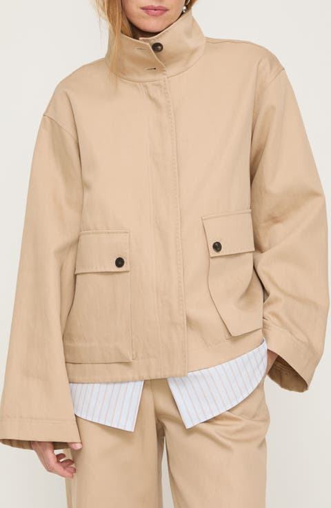 Cotton & Linen Cargo Jacket