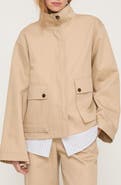 Lafayette 148 New York Cotton & Linen Cargo Jacket