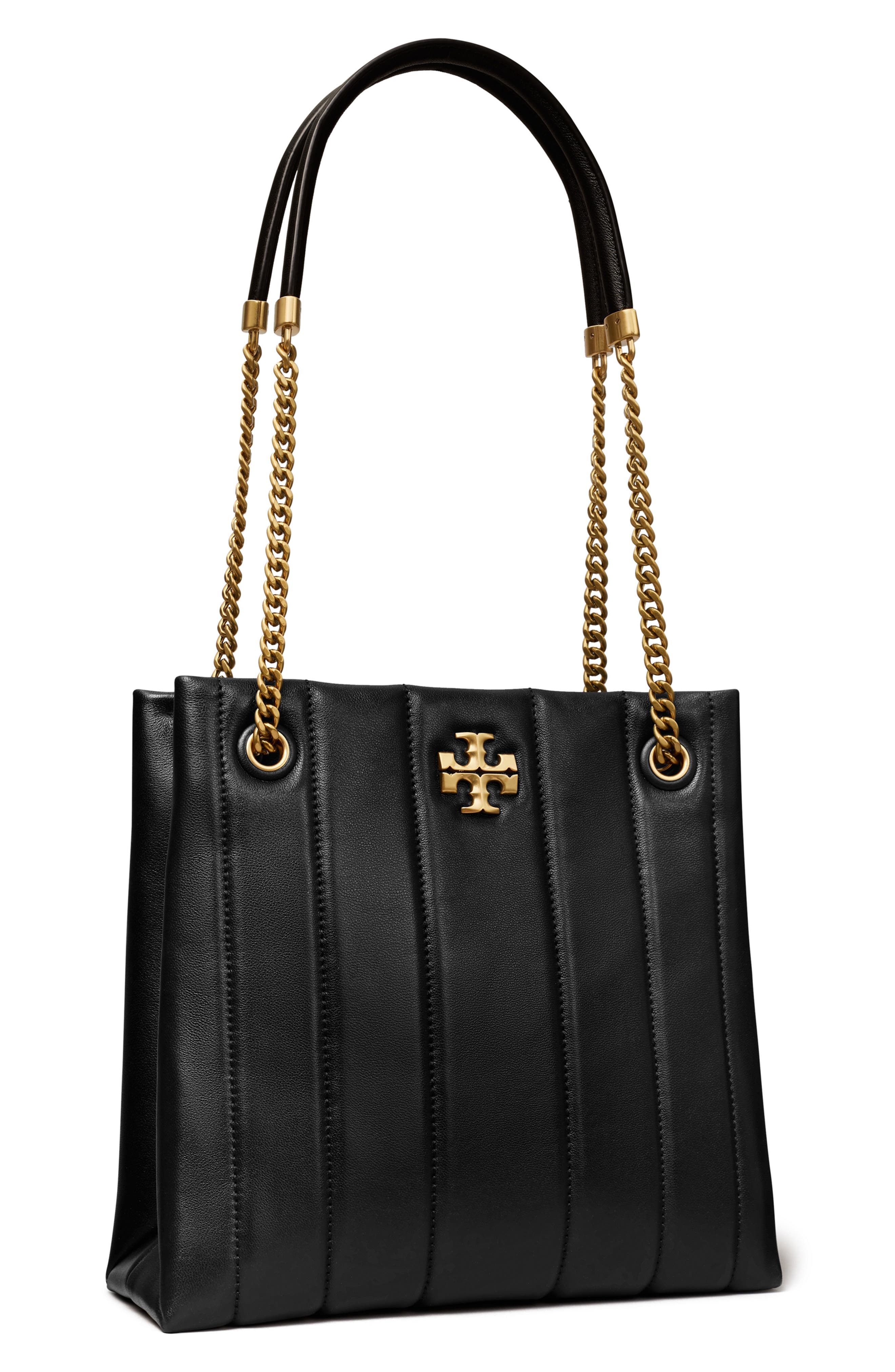 Tory Burch Kira Quilted Leather Tote, Alternate, color, 