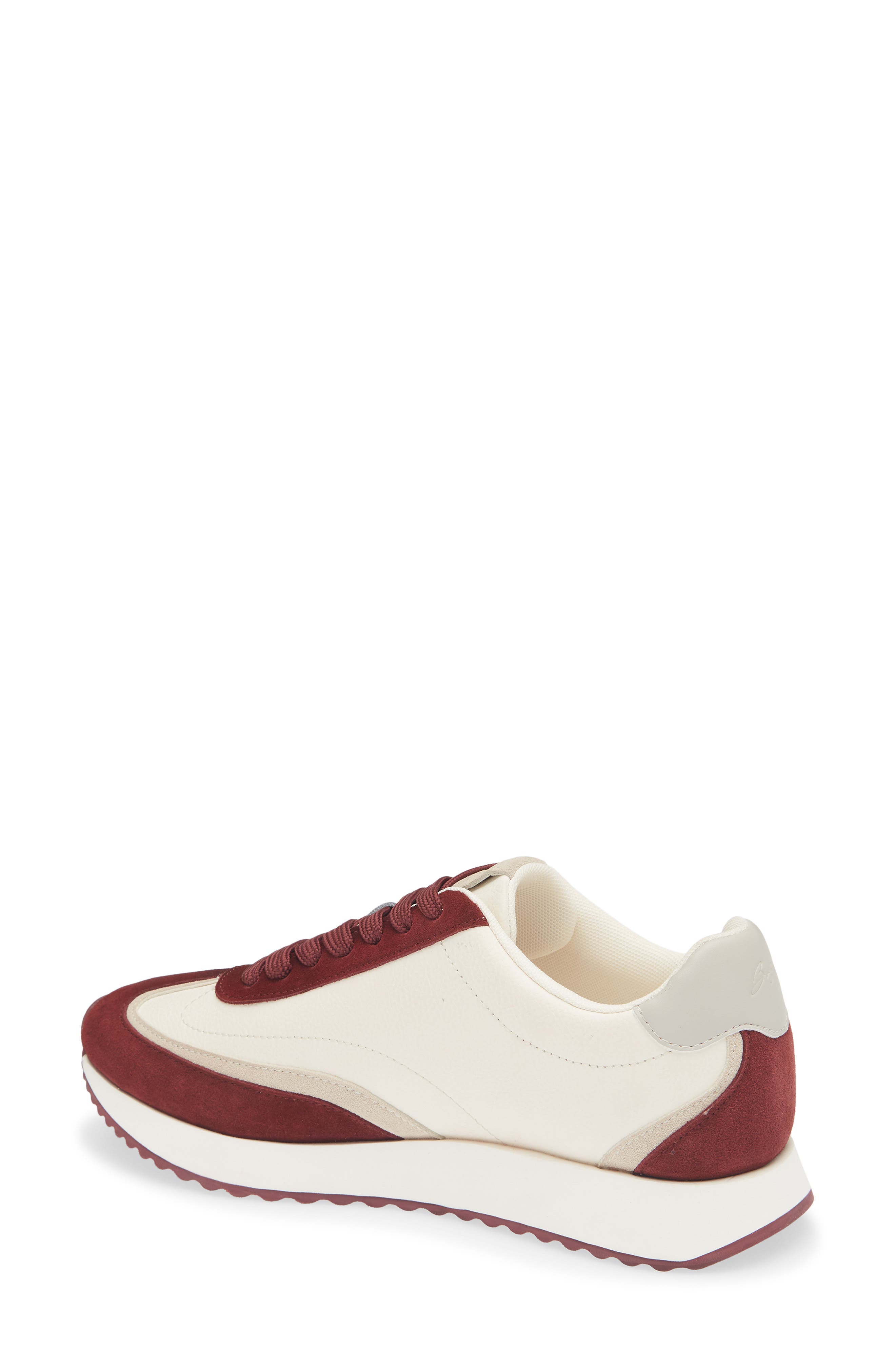 Marley Runn Sneaker, Alternate, color, OPEN WHITE/ RED