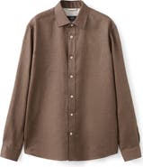 MANGO x Casper Ruud Regular Fit Linen Button-Up Shirt