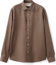 MANGO x Casper Ruud Regular Fit Linen Button-Up Shirt