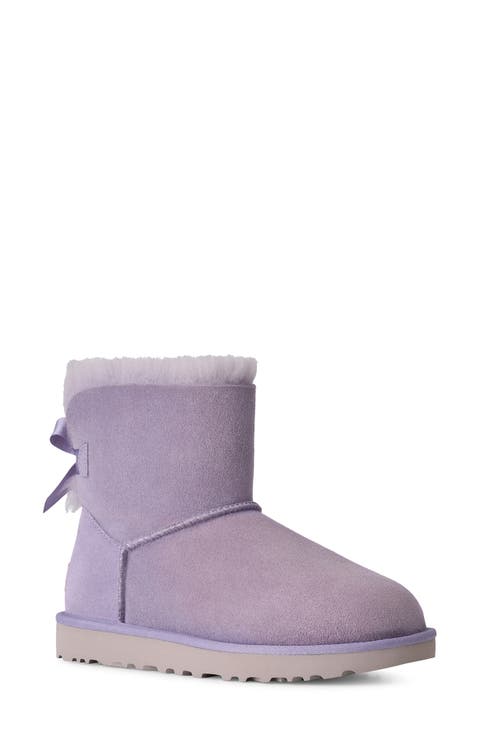 Mini Bailey Bow II Genuine Shearling Bootie