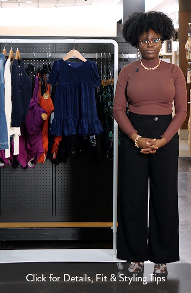 Kids' Maureen Velvet Dress & Bloomers, sales video thumbnail