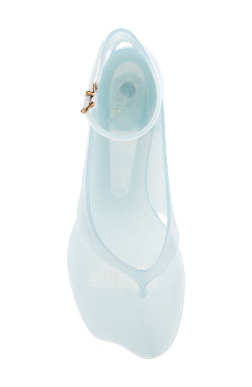 Chloé Jelly Sandals With Ankle Strap And Transparent Design In Spearmint
