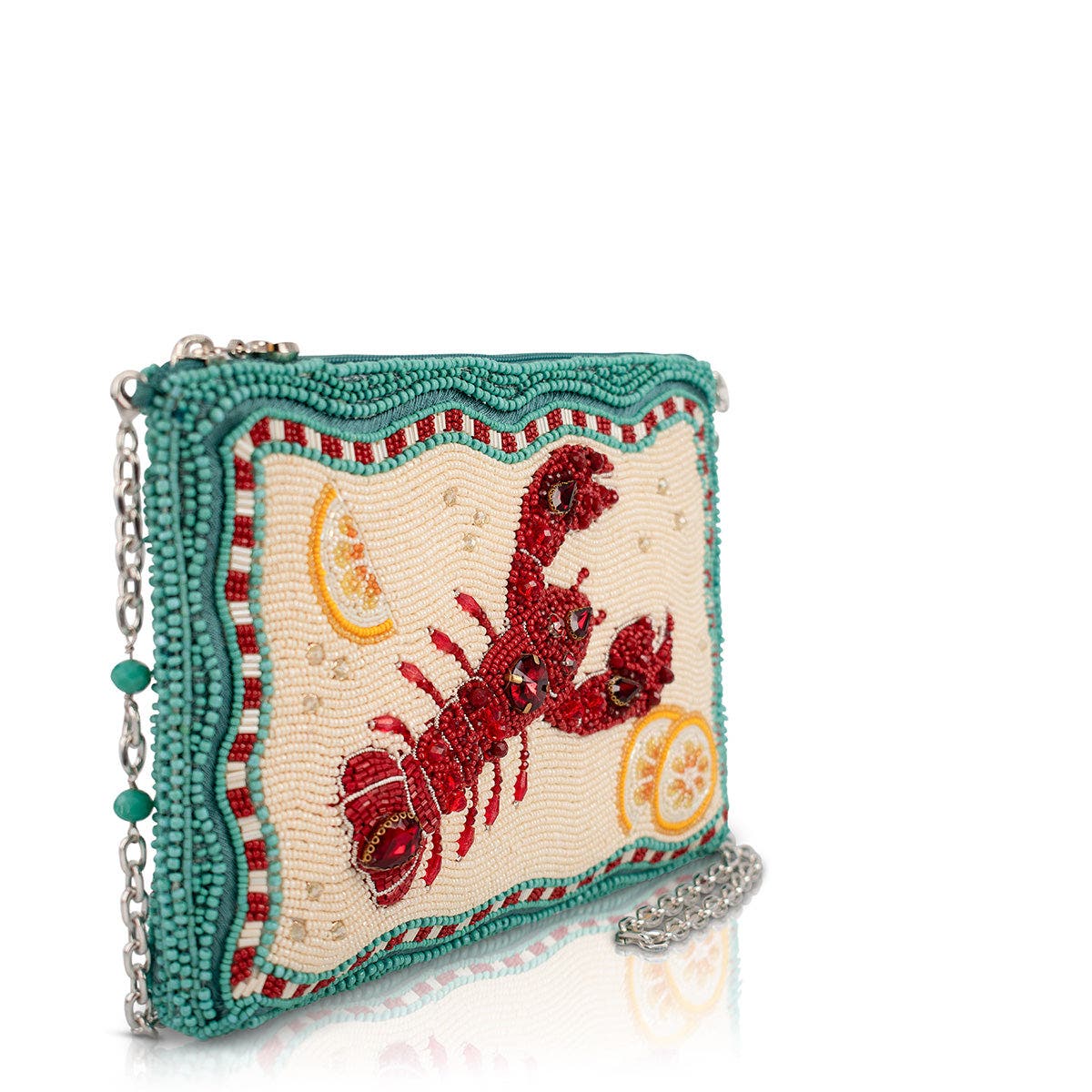 Mary Frances Accessories Crack Me Up Crossbody Handbag, Alternate, color, Blue