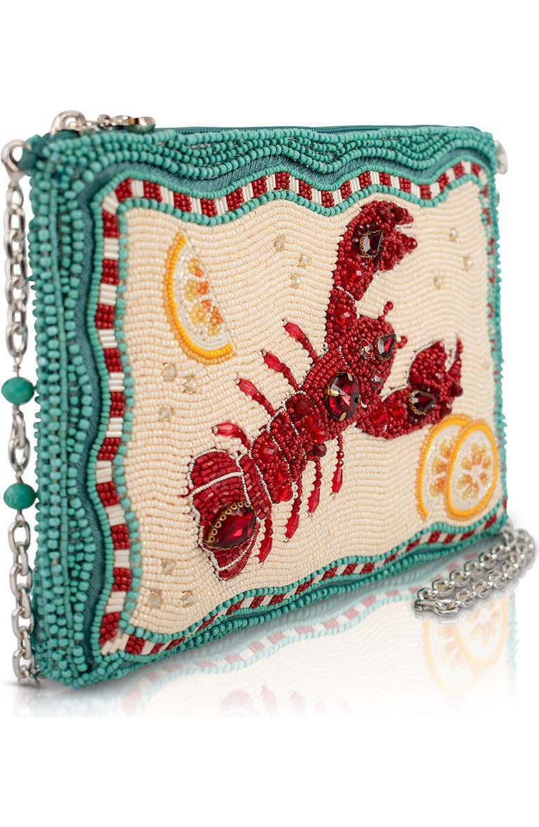 Mary Frances Accessories Crack Me Up Crossbody Handbag, Alternate, color, Blue