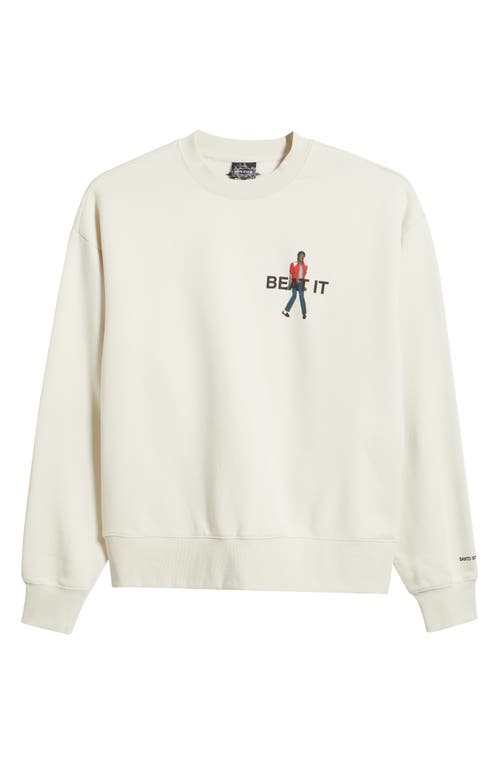 Shop Santo Studio Beat It Sweatshirt In Cream