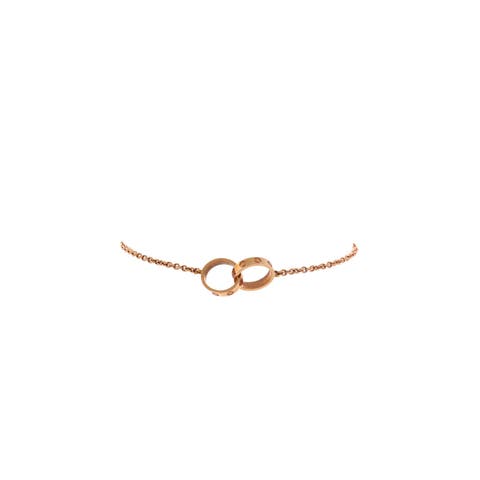 Love Interlocking Bracelet 18K Rose Gold