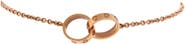 Pre-Owned Cartier Love Interlocking Bracelet 18K Rose Gold