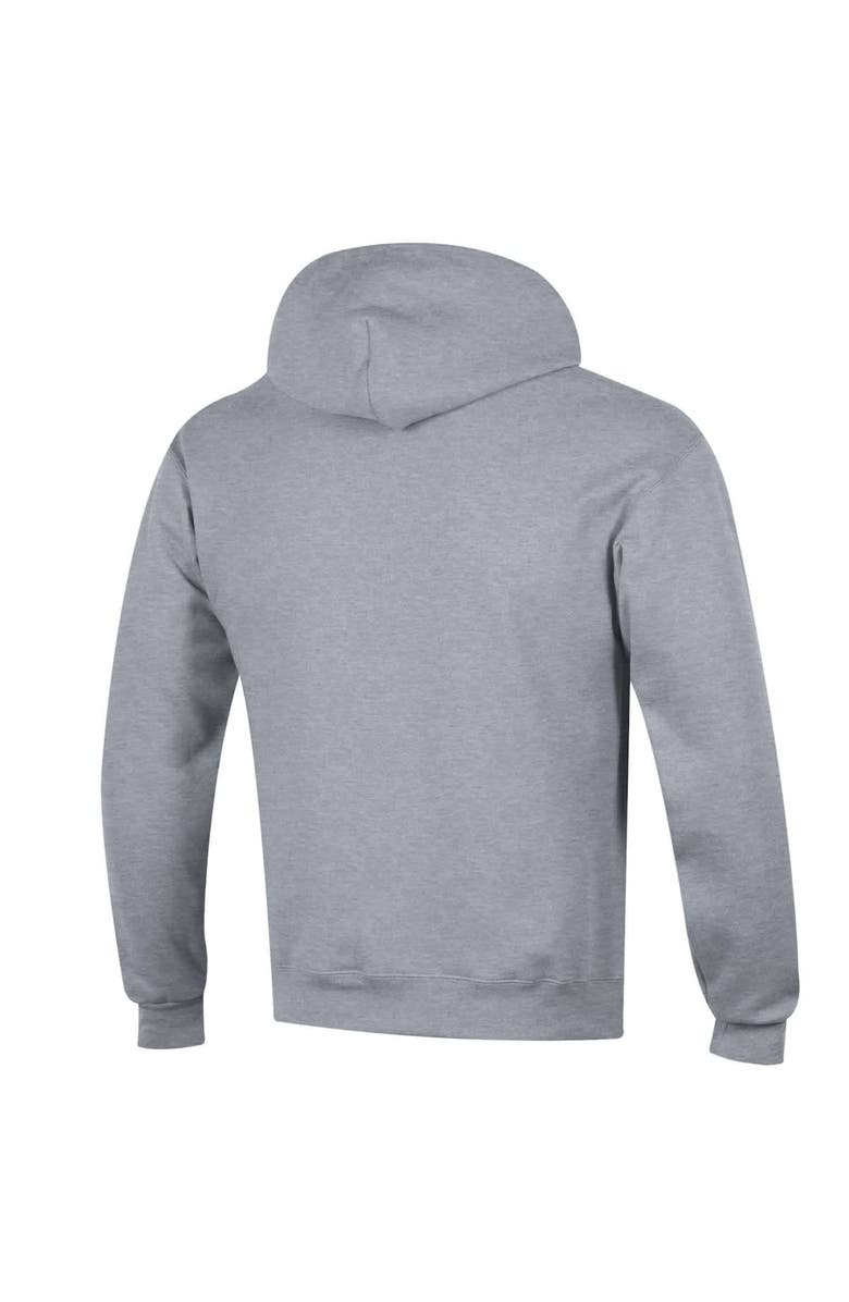 Champion Men's Champion Heather Gray North Carolina Tar Heels Arch Over Logo Pullover Hoodie, Alternate, color, Heather Gray