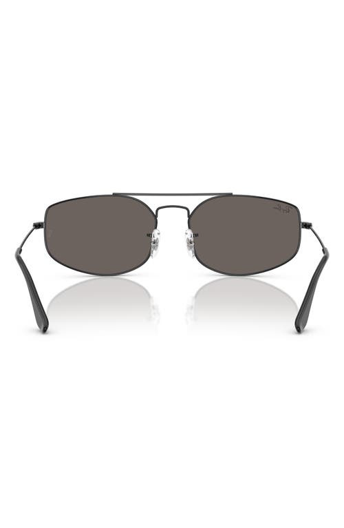 Ray Ban Ray-ban 60mm Irregular Sunglasses In Black