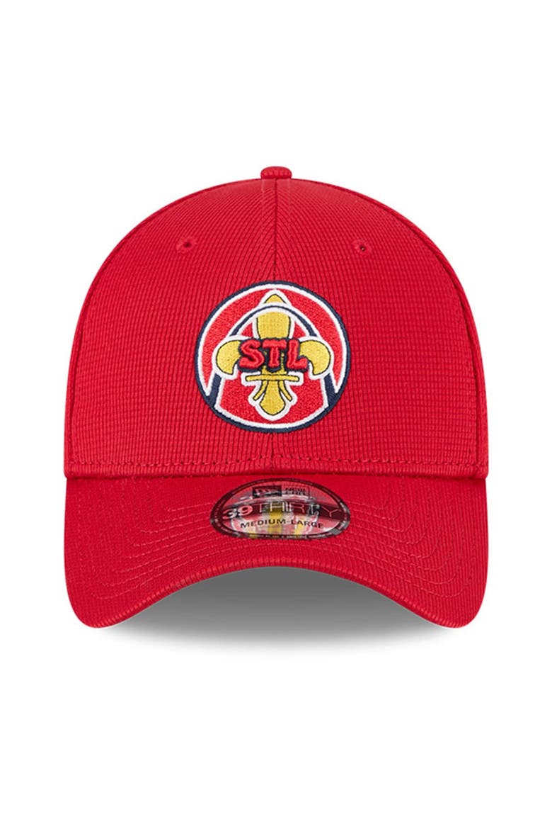 Men's New Era Red St. Louis Cardinals City Connect Batting Practice 39THIRTY Flex Hat, Alternate, color, Red