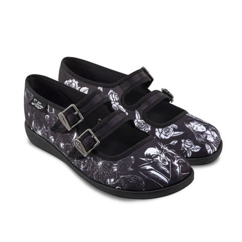 Death Stalks Women's Mary Jane Flats