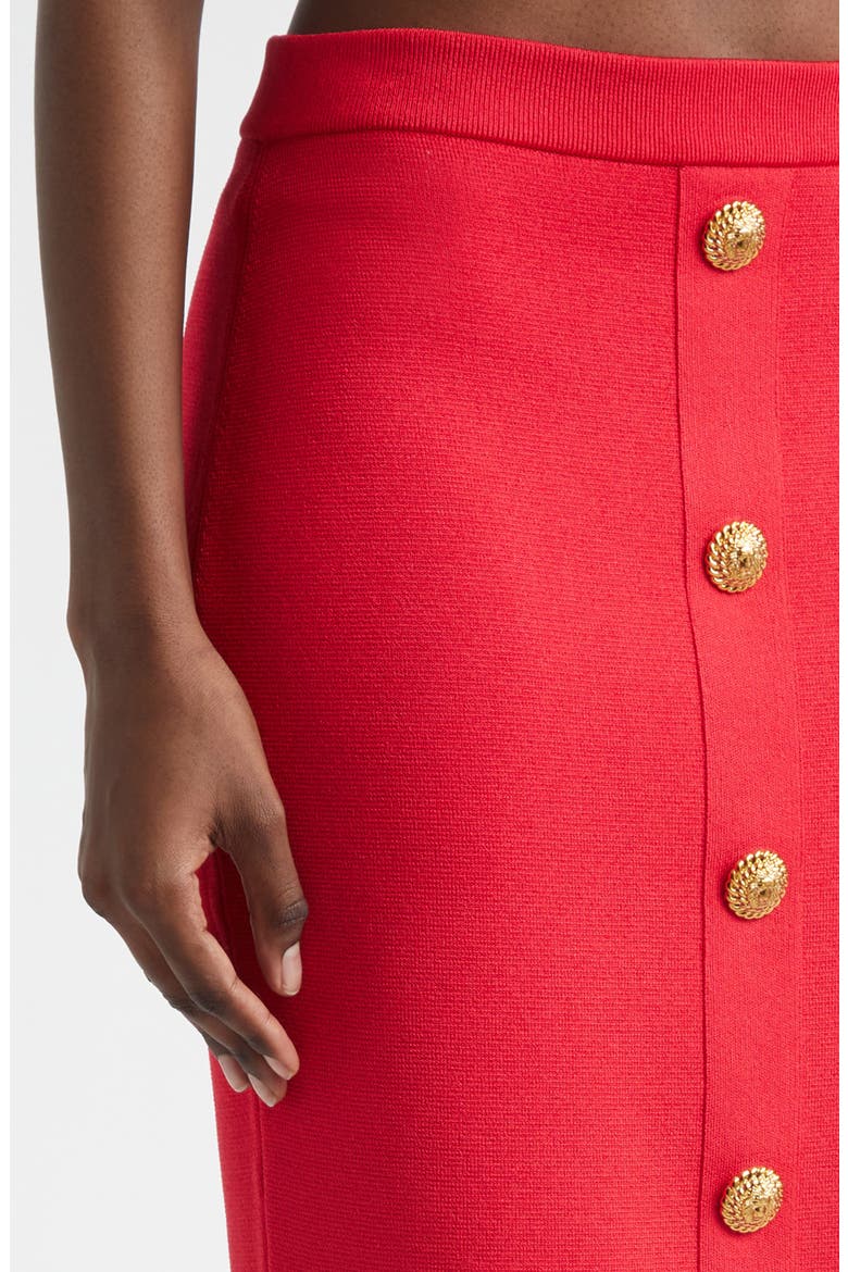 Button Front Knit Skirt, Alternate, color, 4PK LIVE FUCHSIA