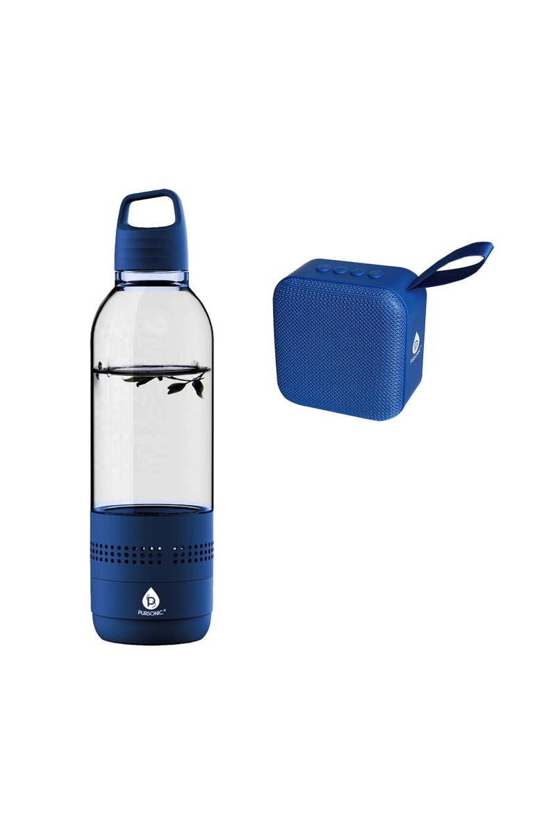 PURSONIC Wireless Hydration
Sound Bundle 2-in-1 Water Bottle Speaker
Portable Wireless Speaker, Main, color, Blue