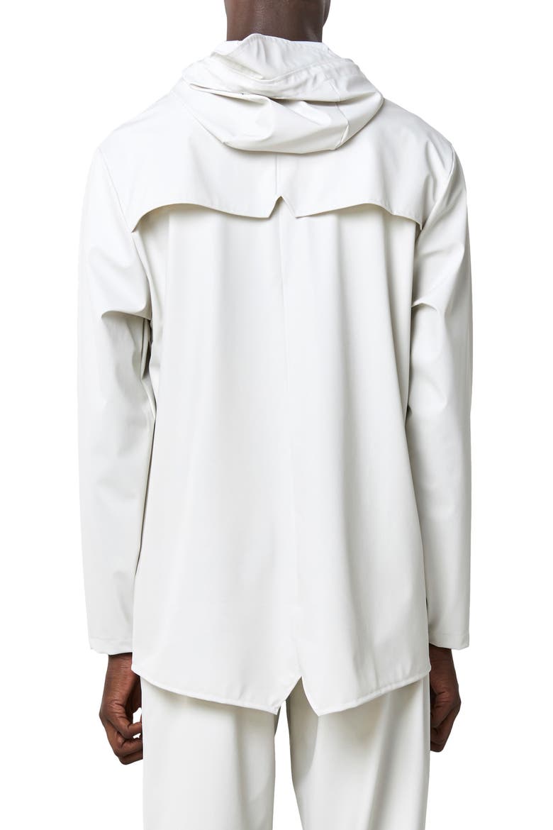 Lightweight Hooded Rain Jacket, Alternate, color, OFF WHITE