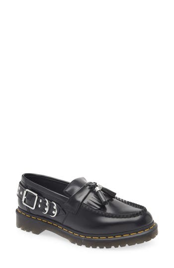 Dr. Martens' Dr. Martens Adrian Hardware Kiltie Tassel Loafer In Black