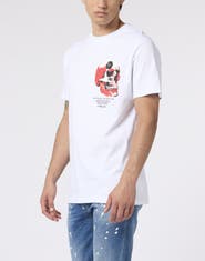PHILIPP PLEIN Roundneck T-Shirt Puffy Red Skull Skull Men